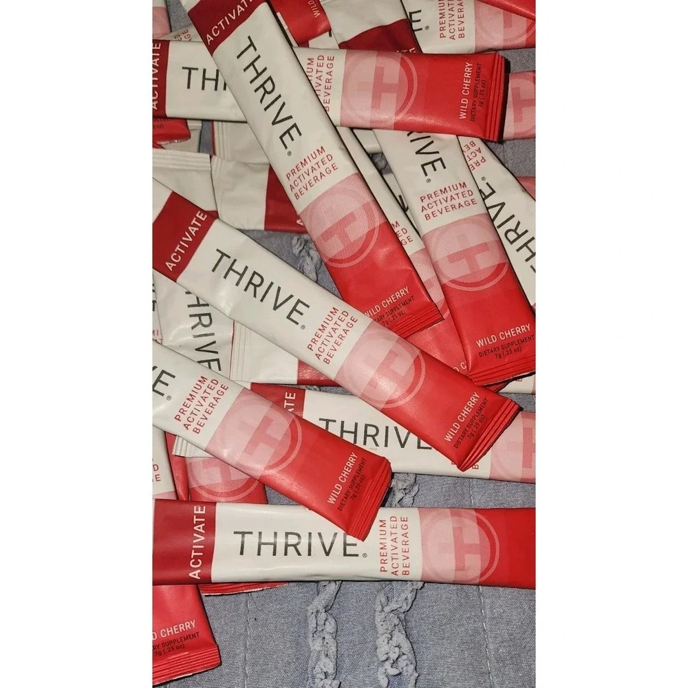 New! Thrive Le-Vel Elite Premium Lifestyle 25 Single Packets Wild Cherry Powder